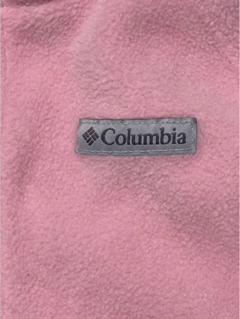 Columbia Girls Pink Zipper Front Fleece with Pockets Size 4T